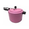 Panela de Pressao 7,0 L Alusol Rosa Poa - 4
