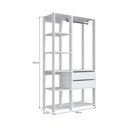 Ver imagem 5 de Guarda Roupa Modulado Closet com 2 Gavetas MDP Branco Multimóveis 100cm