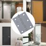 Dobradiça para Porta Portão Madeira Aço Zincado 3.1/2" | Aliança | Kit 03 Un - 6
