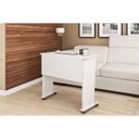 Ver imagem 1 de Mesa Escrivaninha Dobrável com Rodízio Cor Branca Me4117 Tecno Mobili