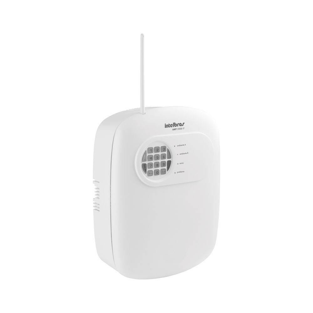 Central De Alarme Amt 2008 Rf Intelbras + Acessórios Kit 5 MadeiraMadeira
