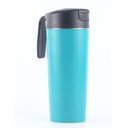 Ver imagem 5 de Garrafa Mighty Térmica Mug Copo Que Não Vira, Não Cai,500ml - Rosa