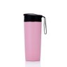 Garrafa Mighty Térmica Mug Copo Que Não Vira, Não Cai,500ml - Rosa - 3