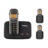 Kit Telefone sem Fio para 2 Linhas TS 5150 + 2 Ramal Intelbras - 1
