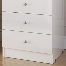 Escrivaninha Mesa Penteadeira Princesa com Espelho Branca Organizadora Quarto de Meninas - 9