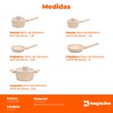 Ver imagem 5 de Jogo de Panelas de Indução Antiaderente Cerâmica Maison Bege 5 Peças - Hauskraft Premium