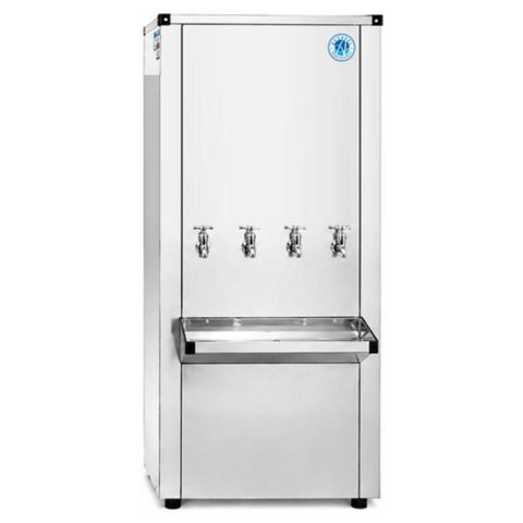 Bebedouro 200 Litros Aguagel Inox 4 Torneiras Geladas 220V