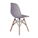 Ver imagem 3 de Kit Mesa Jantar Eiffel 100cm Preta + 4 Cadeiras Charles Eames - Cinza