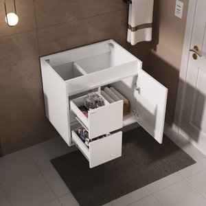 Gabinete Nicole 60cm sem Bancada - Fabribam Gabinetes