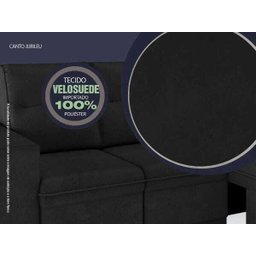 Sofá 4 Lugares Canto com Chaise Retrátil Jubileu Velosuede 2,16M (L) - 5 Sofá 4 Lugares Canto com Chaise Retrátil Jubileu Velosuede 2,16M (L) - 5