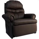 Ver imagem 1 de Poltrona do Papai Reclinavel Atlas Conforto Corino Marrom Sala Quarto - Arkell