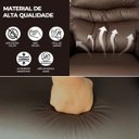 Ver imagem 7 de Poltrona do Papai Reclinavel Atlas Conforto Corino Marrom Sala Quarto - Arkell