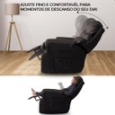 Ver imagem 4 de Poltrona do Papai Reclinavel Atlas Conforto Corino Marrom Sala Quarto - Arkell