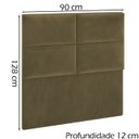Ver imagem 4 de Cabeceira Solteiro 90 cm Barcel Veludo SL 945 Peer