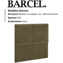 Ver imagem 3 de Cabeceira Solteiro 90 cm Barcel Veludo SL 945 Peer