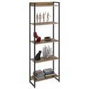 Ver imagem 1 de Estante Livreiro Dynamica Industrial 60cm 5 Prateleiras C08 Carvalho - Mpozenato