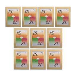 Porta-retratos Kit com 10 Quadros molduras Com Vidro - Moldura Marfim - 1