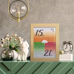 Porta-retratos Kit com 10 Quadros molduras Com Vidro - Moldura Marfim - 8