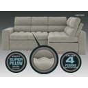 Ver imagem 3 de Sofá 4 Lugares Canto com Chaise Retrátil Miró Velosuede 2,16M (L)