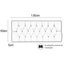 Ver imagem 3 de Cabeceira Para Cama Queen Estofada Box Paris 1.60m Kasabela Courino Bege