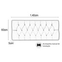 Ver imagem 3 de Cabeceira Para Cama Box Casal Estofada Paris 1.40m Kasabela Suede Areia