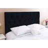 Cabeceira Casal Para Cama Box Estofada Paris 1.40m Kasabela Suede Azul Marinho - 1