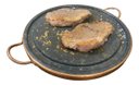 Ver imagem 4 de Kit 4 Grelhas Chapa de Pedra Sabão para Carne 32 cm