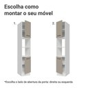 Ver imagem 4 de Paneleiro 40 Cm 2 Portas e 2 Nichos Branco/crema Agata Madesa