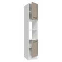 Ver imagem 6 de Paneleiro 40 Cm 2 Portas e 2 Nichos Branco/crema Agata Madesa