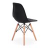 Conjunto Mesa Jantar Eiffel 4 Cadeiras Charles Eames Preta - 2