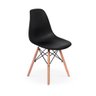 Conjunto Mesa Jantar Eiffel 4 Cadeiras Charles Eames Preta - 3