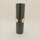 Ver imagem 2 de Vaso Decorativo Enfeite Casa Metal 34x10x10cm Preto