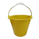 Ver imagem 1 de Balde Plástico Amarelo 12 Litros - Brasipla