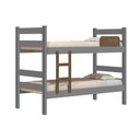 Ver imagem 1 de Beliche Prisma Plus 100% Mdf Cinza Jequitibá J&a Móveis