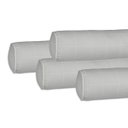 Ver imagem 3 de Kit Protetor de Mini Cama 100% Algodão Percal 200 Fios Rolinho Moderninhos 08 Peças:grid Cinza