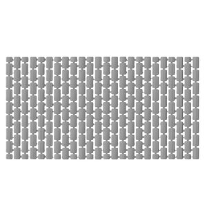 Tapete para Banheiro Deck para Box Plus Cinza 40x73cm Kapazi