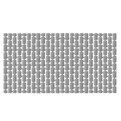 Tapete para Banheiro Deck para Box Plus Cinza 40x73cm Kapazi