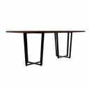 Ver imagem 7 de Mesa de Reunião Orgânica MDP 270cm Louro Preto com Preto F5 Office