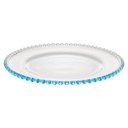 Ver imagem 2 de Jogo 6 Sousplat de Cristal Pearl Azul Claro - Wolff