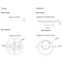 Ver imagem 3 de Grelha Elleve para Caixa Sifonada Redonda 100mm Polida