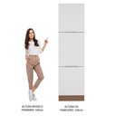 Ver imagem 6 de Paneleiro Madesa Stella 60 cm 3 Portas Rustic/Branco