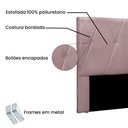 Ver imagem 3 de Cabeceira King 1,95m Aquilla Veludo - Pallazio Lilás