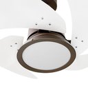 Ver imagem 3 de Ventilador de Teto Venti-Delta 130W 84 cm 4 Pás Marrom e Branco Tornado 220V