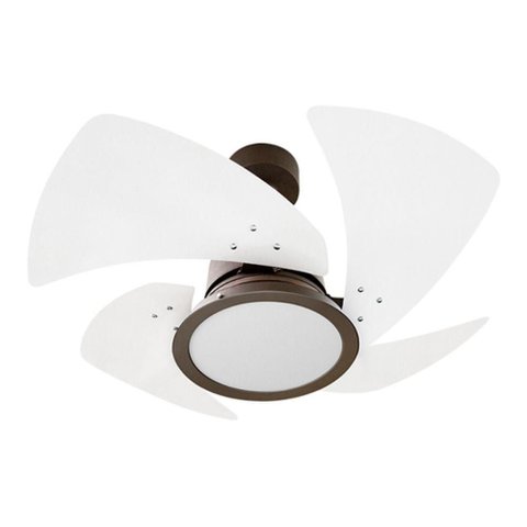 Ventilador de Teto Venti-Delta 130W 84 cm 4 Pás Marrom e Branco Tornado 220V