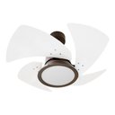 Ver imagem 1 de Ventilador de Teto Venti-Delta 130W 84 cm 4 Pás Marrom e Branco Tornado 220V
