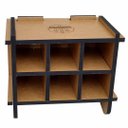 Ver imagem 1 de Organizador de Mesa em Mdf com 6 Divisões - Mod. Org-m6