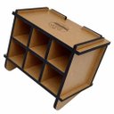Ver imagem 2 de Organizador de Mesa em Mdf com 6 Divisões - Mod. Org-m6