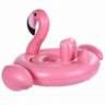 Boia para Bebê Flamingo Rosa com Assento Piscina + Bomba Manual - 2