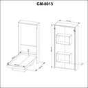 Ver imagem 6 de Cama Articulada de Solteiro com 2 Nichos Cm8015 Amêndoa - Tecno
