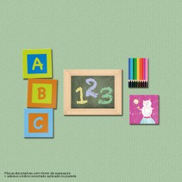 Professor Educação Infantil - Quadros ou Placas Modulares com 6 Peças - 1